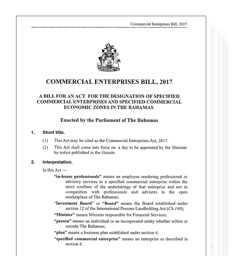 Commercial Enterprises Bill